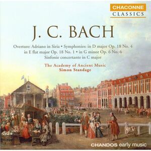 Simon Standage - Overture: Adriano in Siria / Symphonies 1 4 & 6  CD